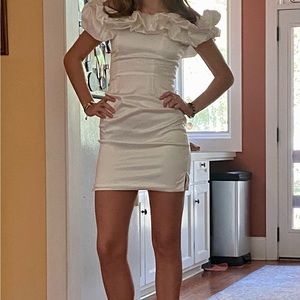 White party dress brand new with tags never worn.